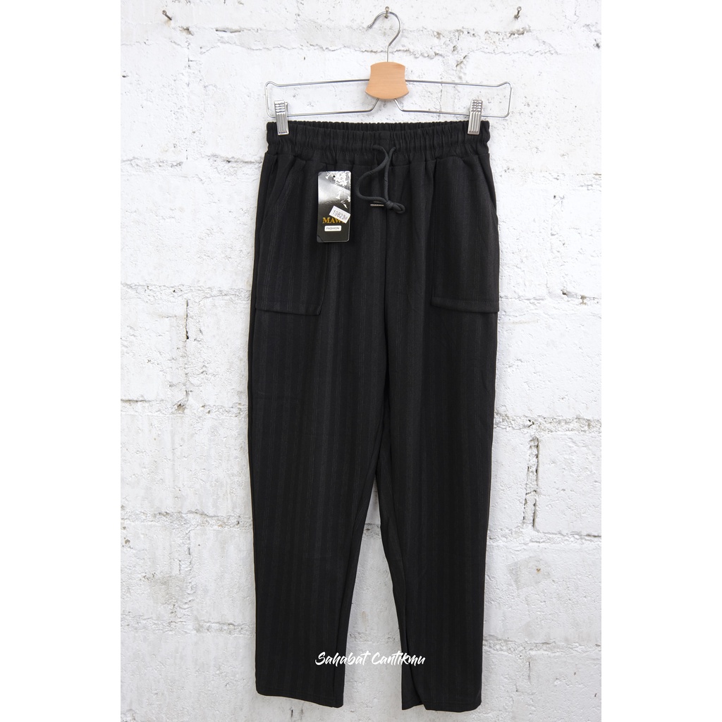 Celana  Bagy Motif Garis By Mawi Fashion