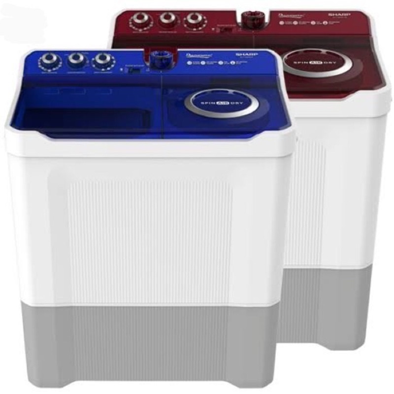 MESIN CUCI SHARP 1290 (12KG 2TABUNG)