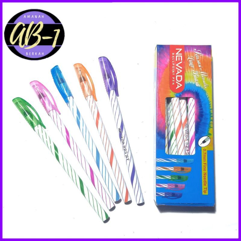 

12 PCS PULPEN / PULPEN LILIN ULIR NEVADA MURAH
