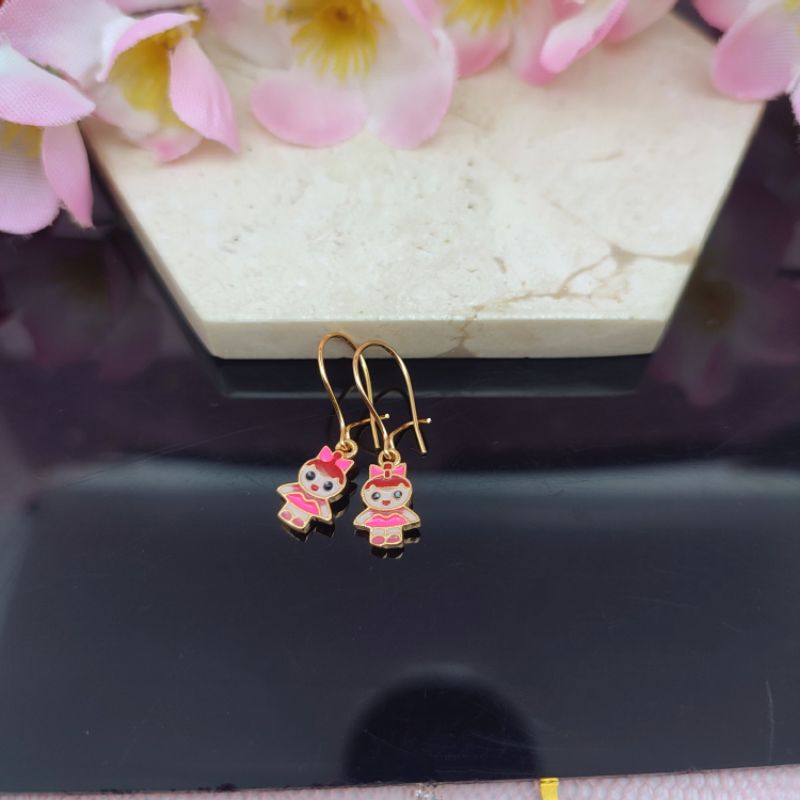 Anting anak yaxiya lapis emas