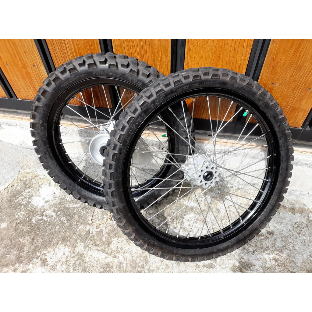 WHEELSET VELG SET BAN SET RODA SET HONDA CRF 150 L ORIGINAL COPOTAN MOTOR HONDA CRF 150 L