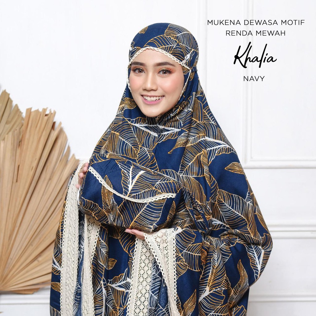 MUKENA BALI TASIK - MUKENA RENDA DEWASA MOTIF KHALIA