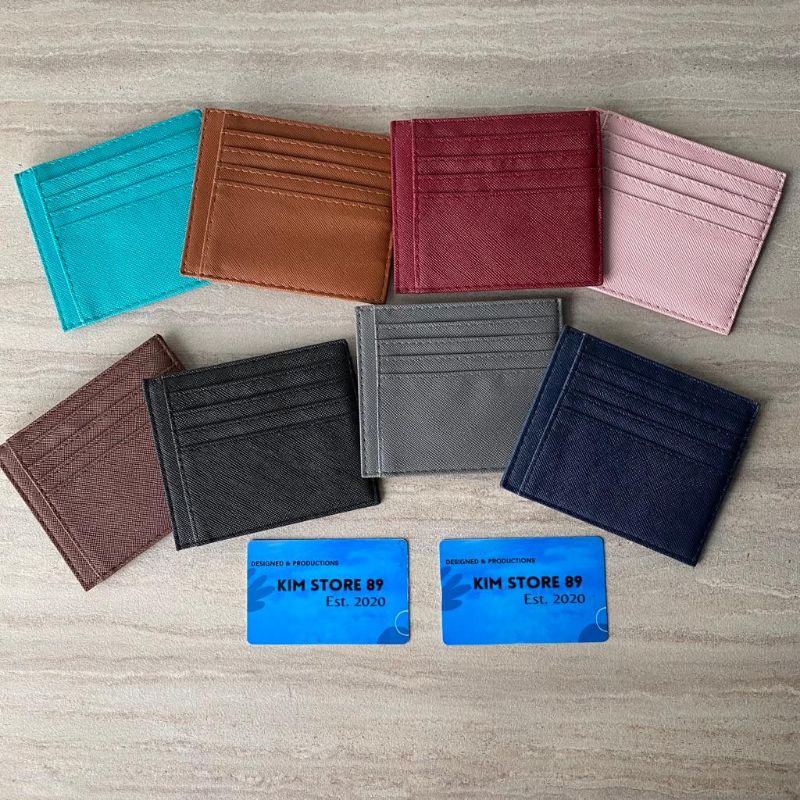 Dompet kartu tipis pria dan wanita slim card holder 10 slot kartu + 1 slot uang keren TERMURAH