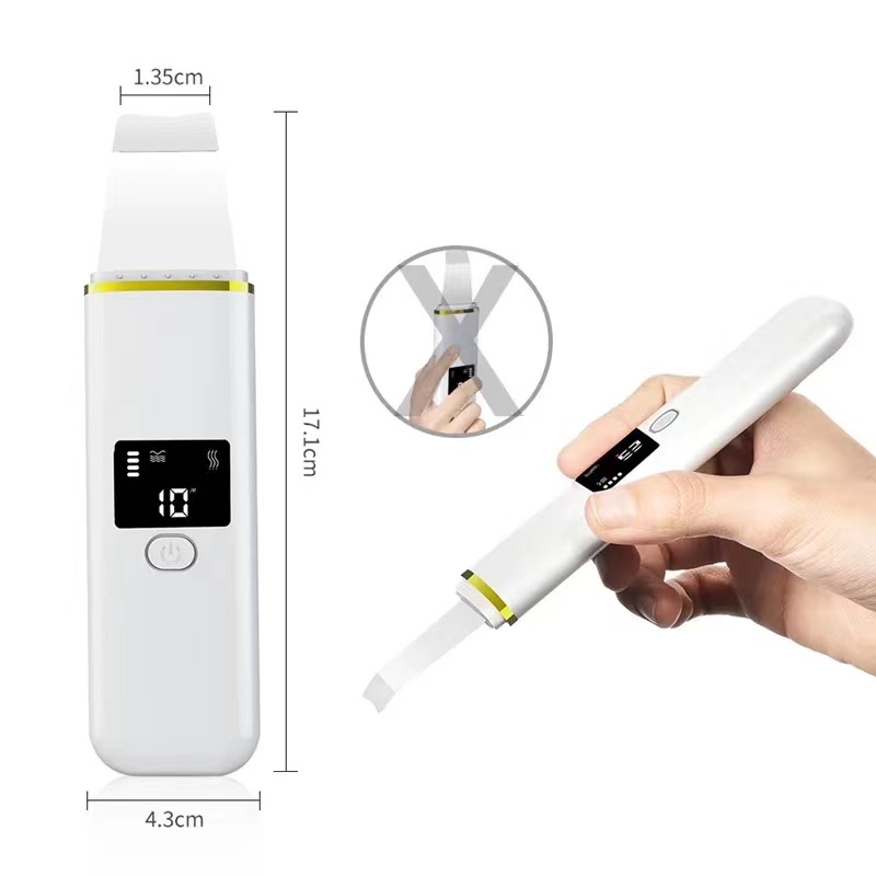 WIRELESS skin scrubber ultrasonic pembersih wajah angkat kulit mati kerutan minyak wajah