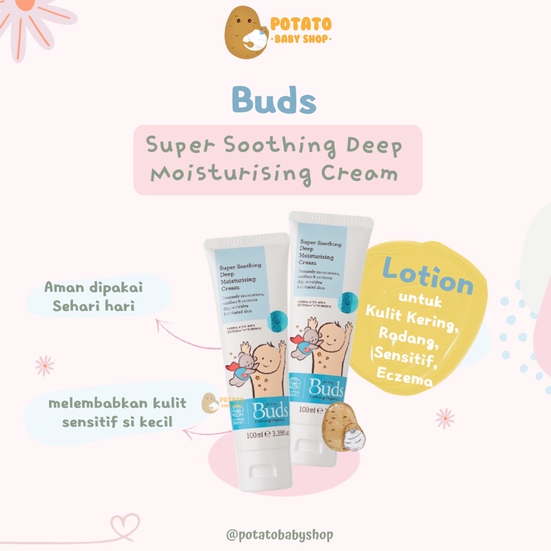 Buds - Super Soothing Deep Moisturising Cream 100ml