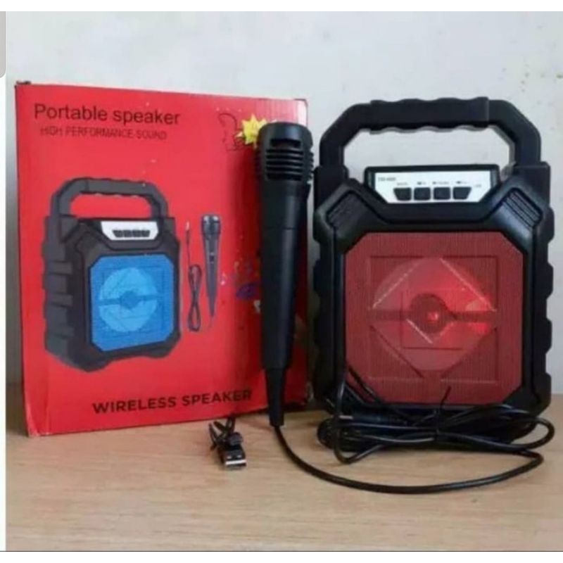 Speaker Bluetooth 668+ mic Portable Wireless Speaker