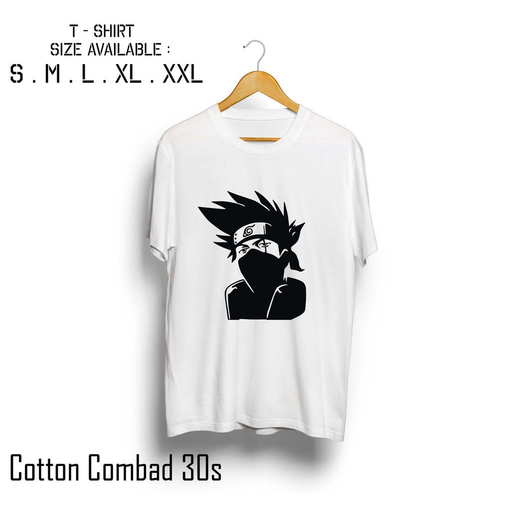 Kaos Baju Kakashi / Kaos Naruto konoha / Kaos Distro Anime Japanesse Keren