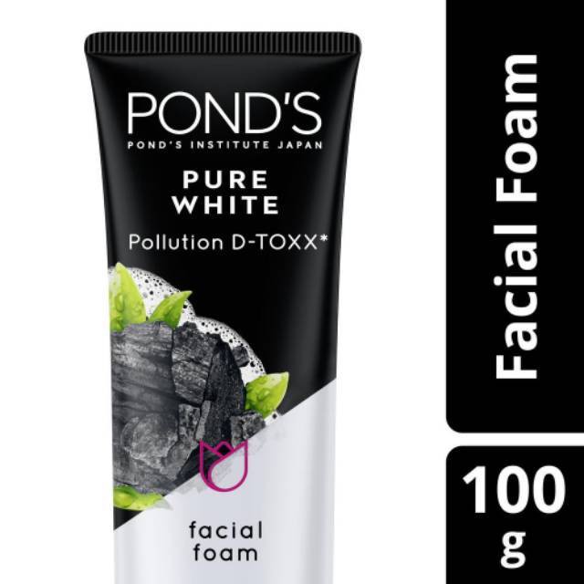 Pond's / Ponds Pure Bright  Pollution Out Cleanser Facial Foam - 100g