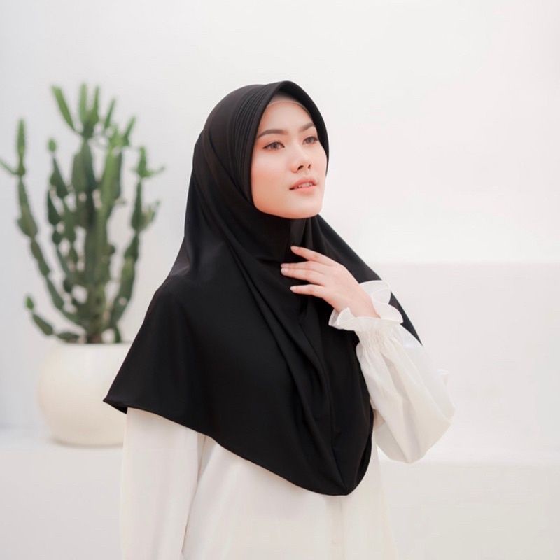 SIMPLE PET BERGO JERSEY / HIJAB INSTANT / KERUDUNG SEKOLAH ANAK