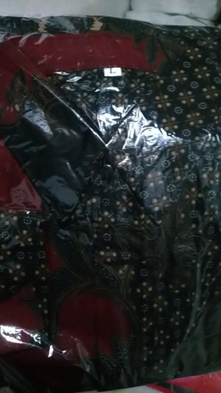 Kemeja Batik Pria Lengan Panjang Size M L Xl Xxl Bswart Batik Hrb026
