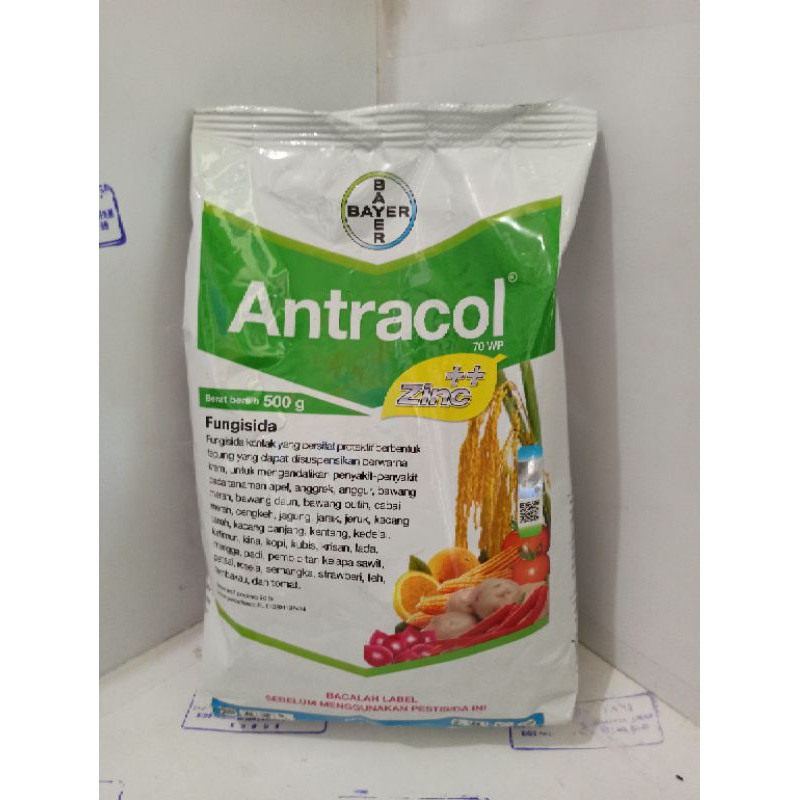 FUNGISIDA ANTRACOL 70 WP + ZINC 500 GRAM BAYER