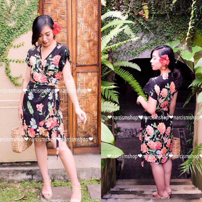 LAURA MINIDRESS KIMONO (PILIH MOTIF GESER PICTNYA)