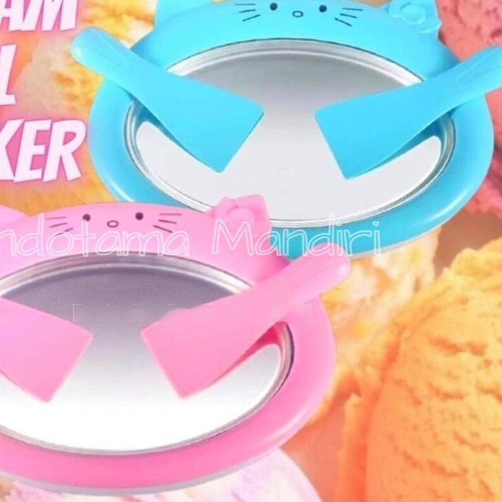 ❅ Alat Pembuat Ice Cream dan Yogurt - Ice Cream Roll Maker Instant - Ice Cream Maker ♩