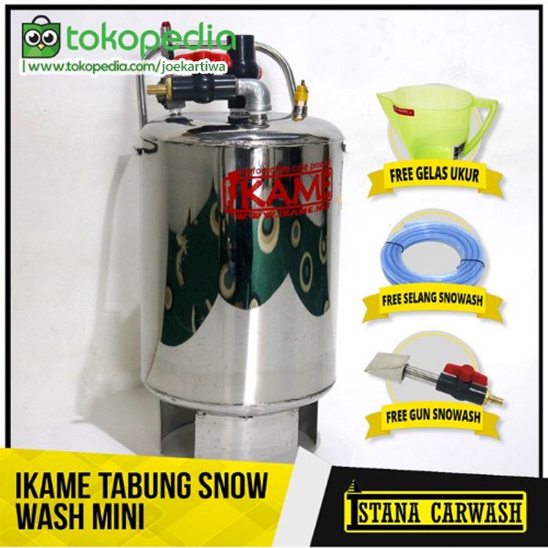 Tabung Salju Mini Ikame Stainless 201