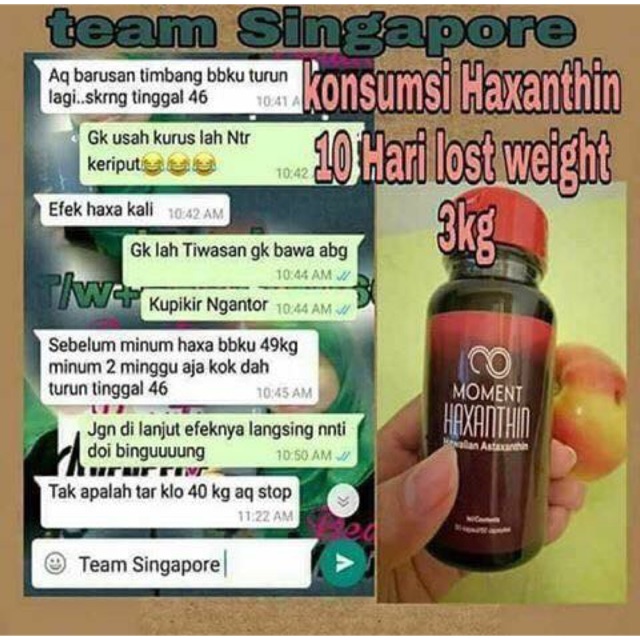 HAXANTHIN MOMENT PAKET 300RB
