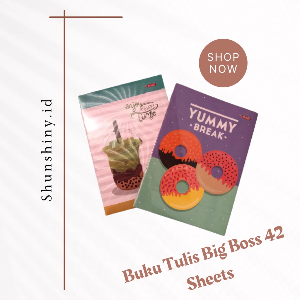 BUKU TULIS BIG BOSS PANJANG 42 SHEETS ISI 6