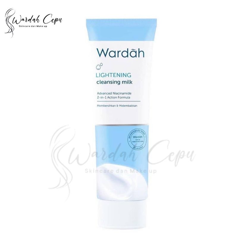 Wardah Lightening Cleansing Milk 100ml || Pembersih Wajah || Susu Pembersih