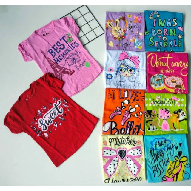 Kaos Anak Termurah Rysya 1-6 tahun