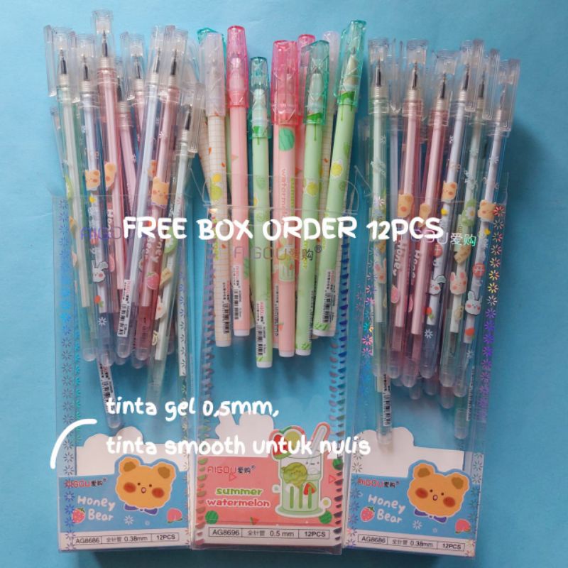 

GEL PEN PULPEN PENA KODE 04 / ALAT TULIS / PULPEN LUCU