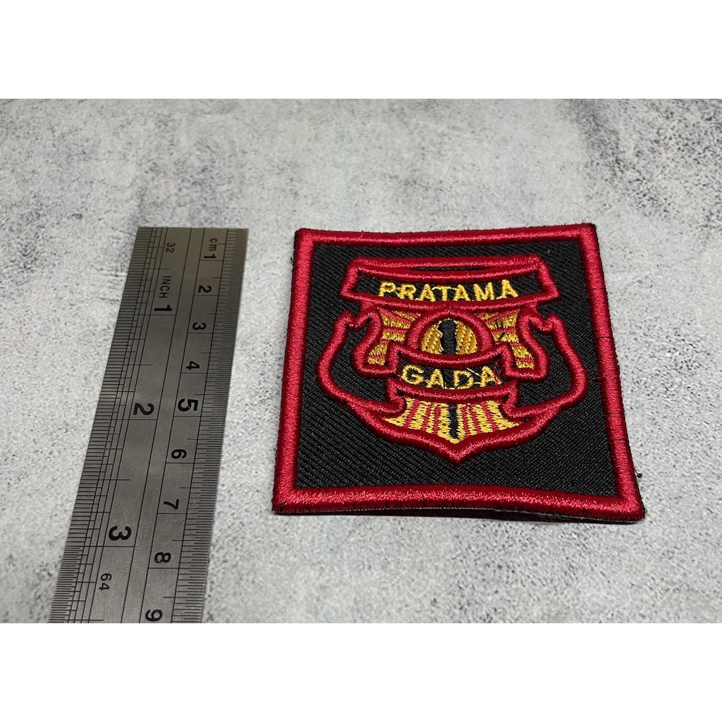 Badge Gada Pratama Timbul | Bordir Timbul Gada Pratama | Bordir Satpam
