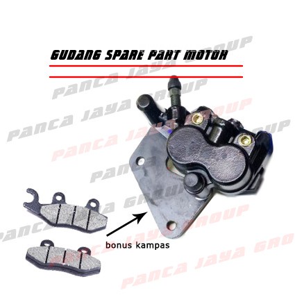 Kaliper Caliper Master Rem Cakram Bawah Depan Thunder 125 Rgr 150 Trs