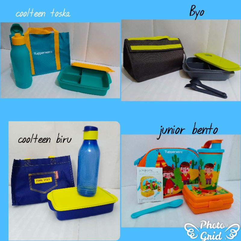 EXTRA ONGKIRCOOLTEEN LUNCH TAS TOSKA/BIRU/BYO/BYO+BOTOL/JUNIOR BENTO/WADAH BEKAL +tas