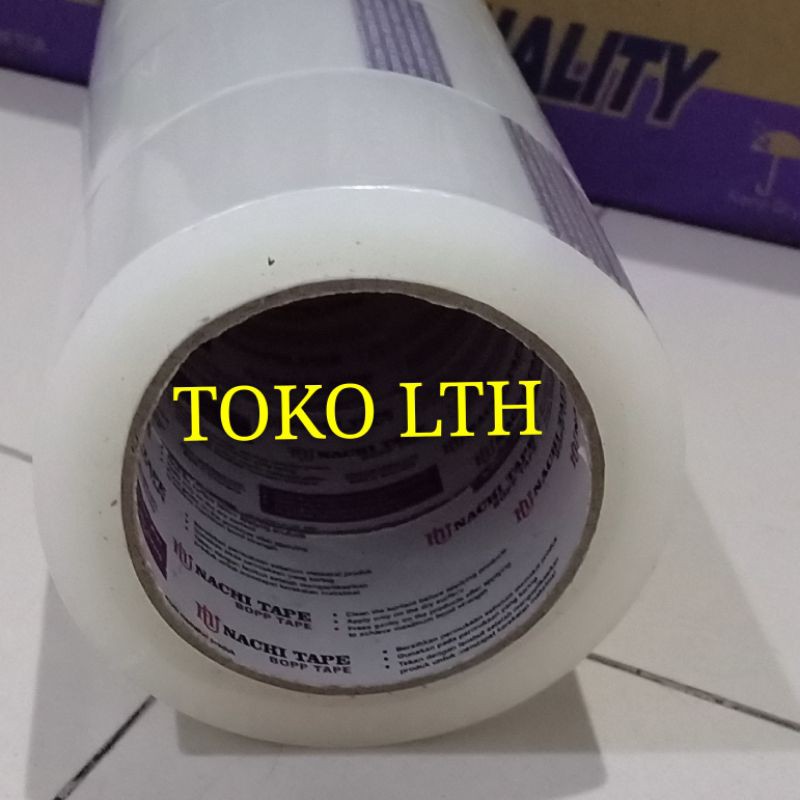 

LAKBAN BENING NACHI 2 INCH 48 MM OPP / PLAKBAN ISOLASI TRANSPARAN