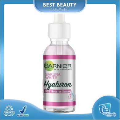 ★ BB ★ Garnier Sakura White Hyaluron 30x Booster Serum 15 ml [Untuk Kulit Glowing Dalam 7 Hari]