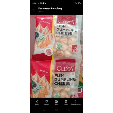 

Cedea Fish Dumpling Cheese