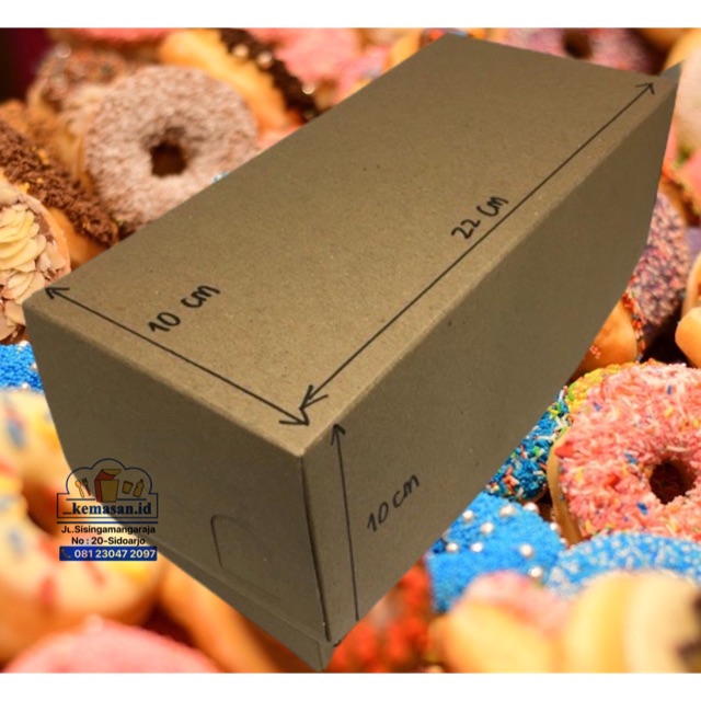 

BOX COKLAT KRAFT 22x10x10cm 10pcs