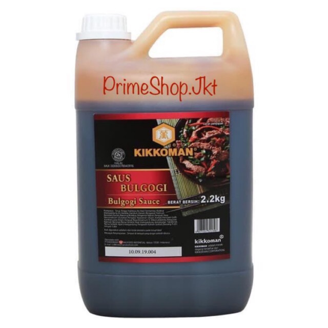 

Kikkoman Bulgogi Sauce - Saus Bulgogi Marinade Daging Jerigen 2L Halal