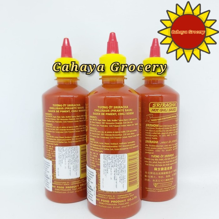 

Ready- Sriracha Hot Chilli Sauce 515Gr Thailand