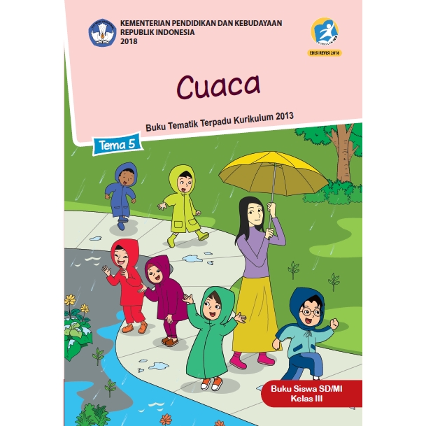 Buku Pelajaran SD/MI Kelas 3 Tema 5 Cuaca