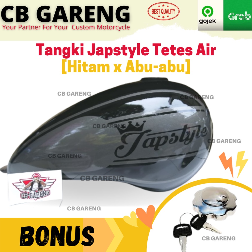 Tangki Tanki Japstyle Megapro Tiger GL Pro Bonus Tutup