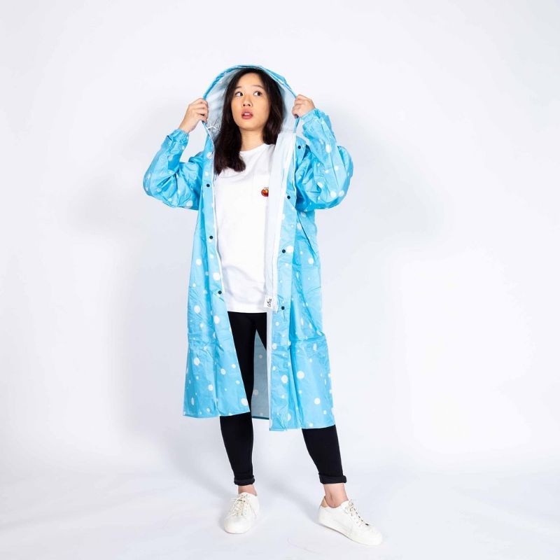 Jas hujan Polkadot Jas hujan wanita_Jas Hujan dewasa