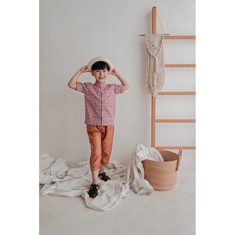 6.6 SALE |  Qita Shirt Set by anakiboo | Setelan Anak | Baju LEBARAN ANAK | Baju Koko Anak