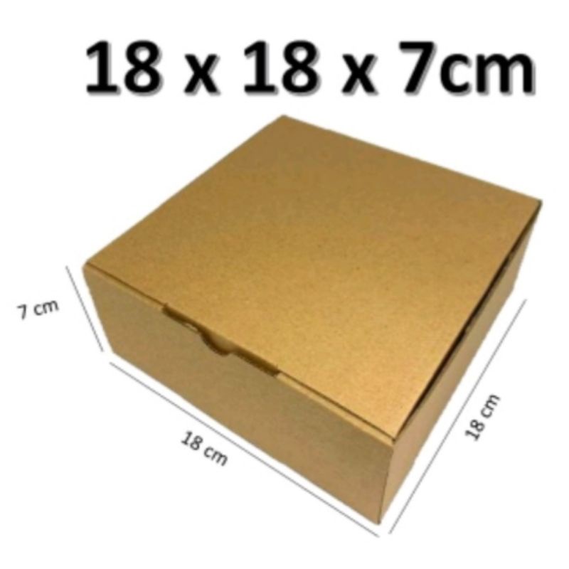 Kardus Box Hampers ukuran 18 x 18 x 7 kardus souvenir aksesoris