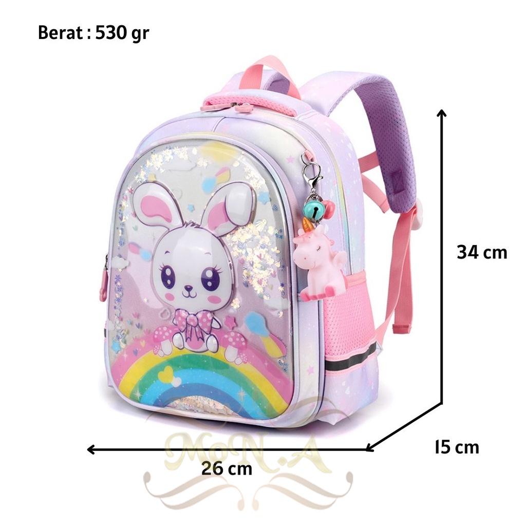 &lt;MTOYS&gt; TAS RANSEL ANAK LUCU UNIK IMPORT DESAIN MANIK - M0193