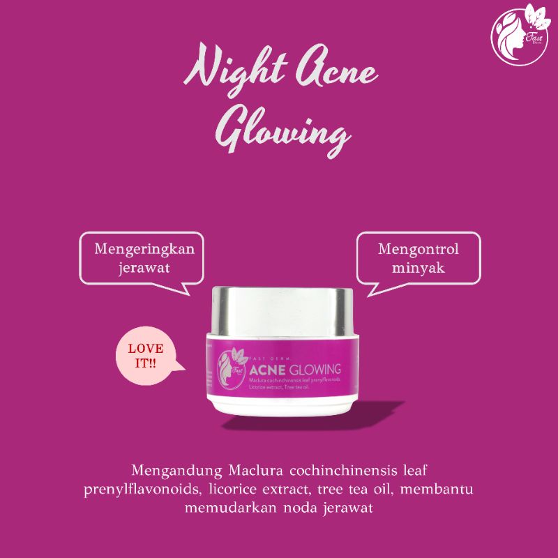 FAST DERM DAY GLOW / NIGHT WHITENING / DOUBLE GLOW FORTE/ GLASS SKIN / GLOWING FLEK / TONER GLOW / F