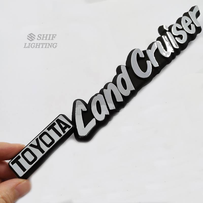 1pc Stiker Emblem Logo Land Cruiser Bahan ABS Untuk Mobil TOYOTA Land Cruiser