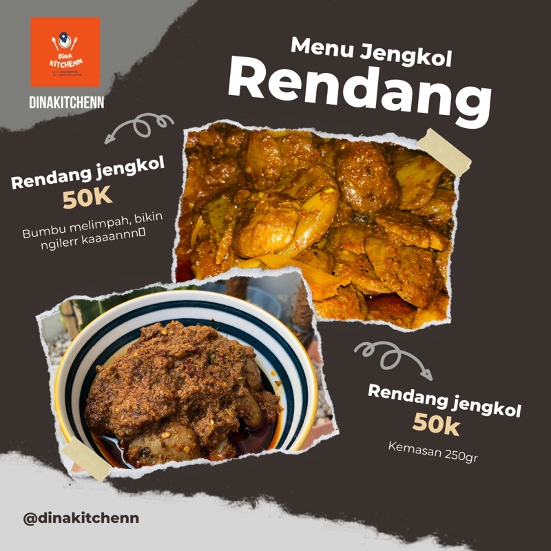 

Rendang Jengkol dinakitchenn