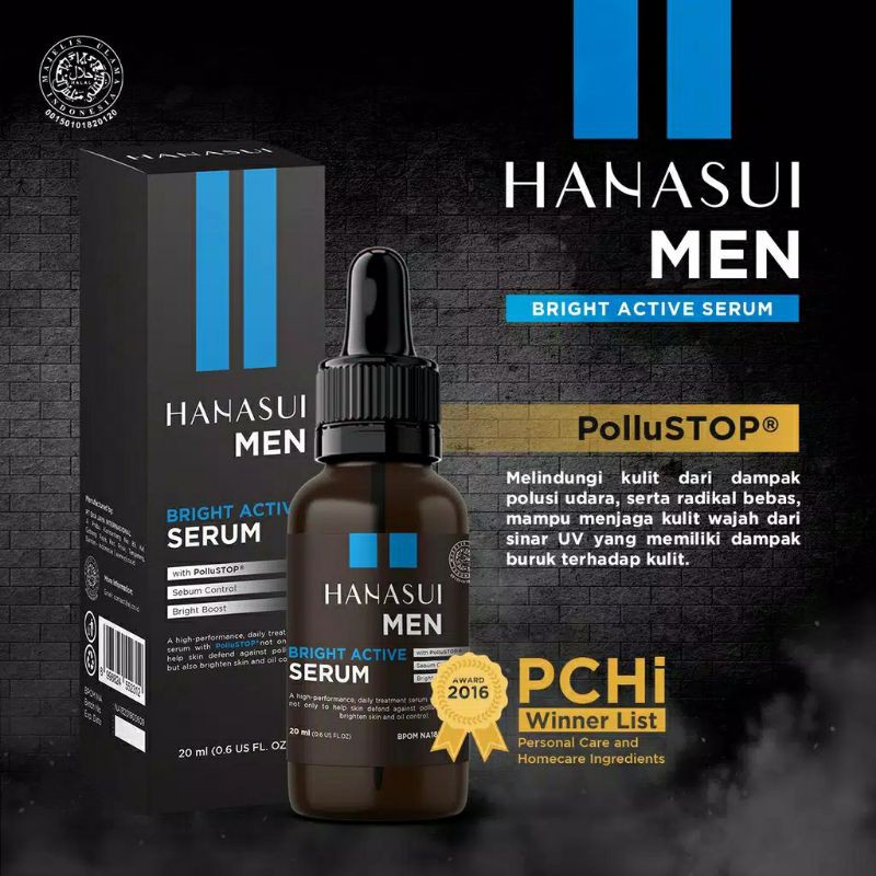 [20ml] Hanasui Men Bright Active Serum