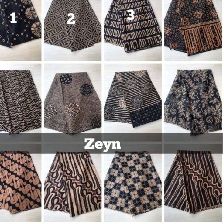 WKD  Kain Batik Pekalongan Jarik Murah Kebaya Couple Katun 2 meteran zeyn✩ (Paling Popular)