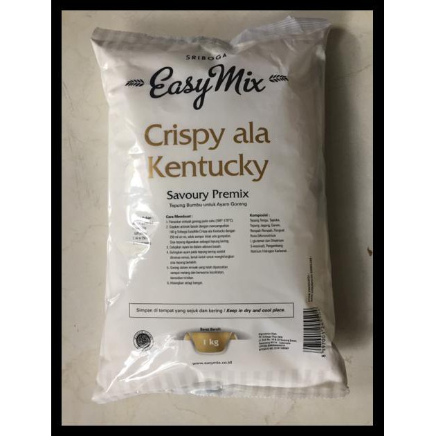 

Wgx1 Sriboga Easymix Tepung Crispy Kentucky Kfc 1Kg Qaxk