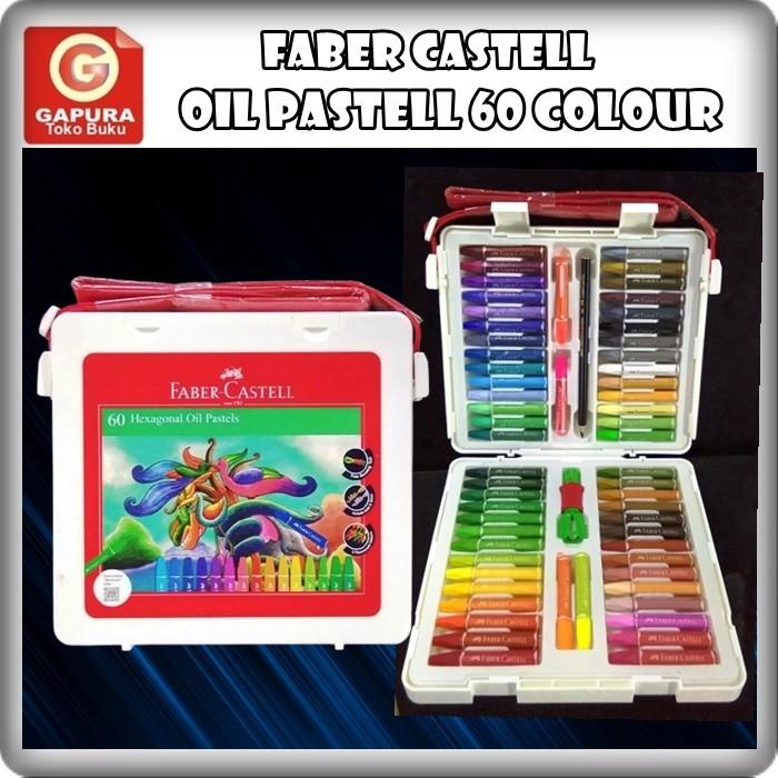 

PROMO! CRAYON OIL PASTEL 60 W FABER CASTELL ALAT LUKIS MURAH TERLENGKAP AL3