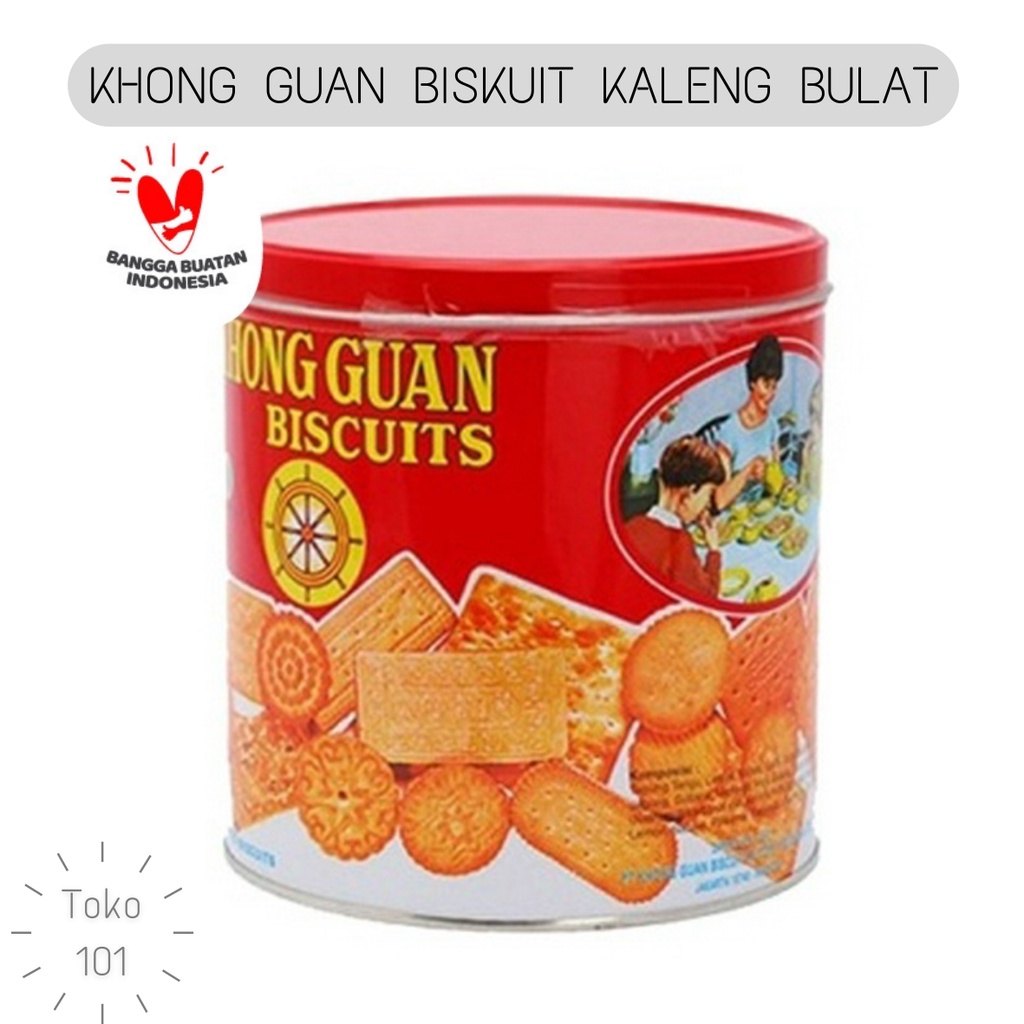 

Khong Guan Assorted Biscuit 650gr Kaleng Bulat