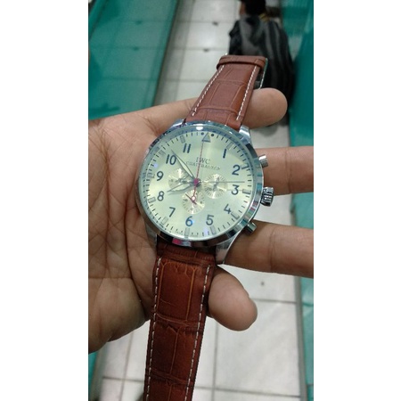 jam tangan pria Iwc chronograph jam sporty jam klasik jam sport pria jam fashion