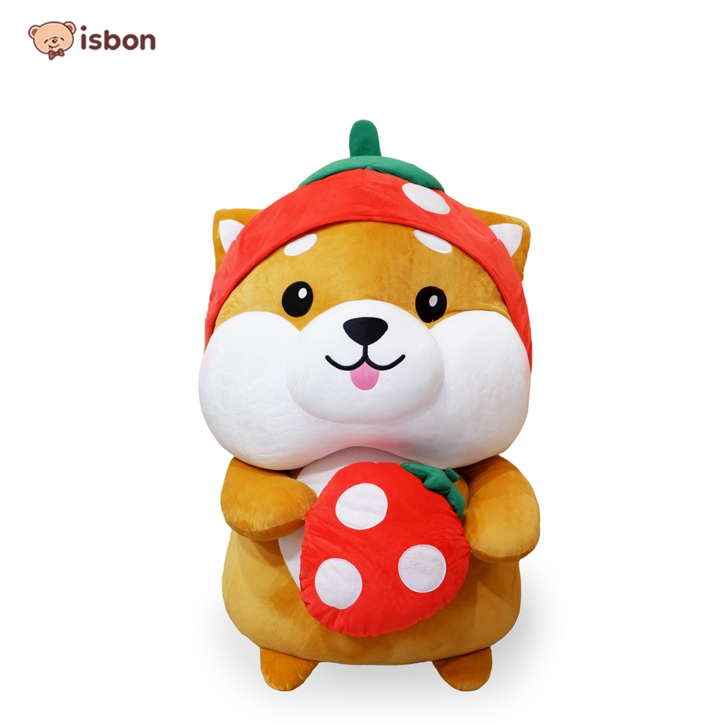 Boneka Anjing Shiba Jumbo With Hoodie Lucu Ekpresi Wajah Lucu Cocok Untuk Hadiah By Istana Boneka