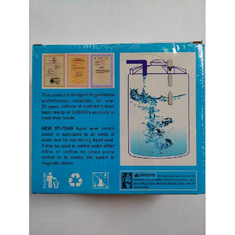 MOFUJI Radar Pelampung Toren Bak Air Otomatis ST 70 AB Torrent ST70AB Torren