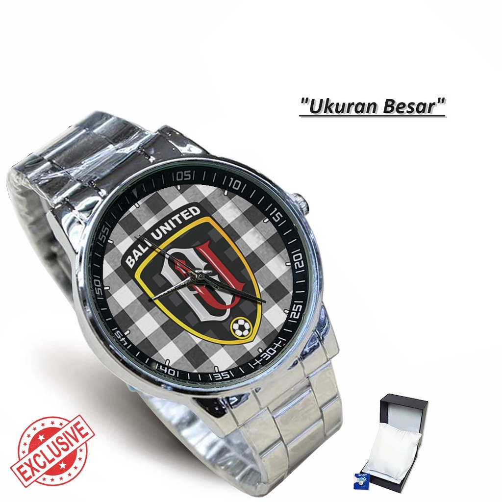 Jam Tangan Rantai Couple BALI UNITED FC (Nice)